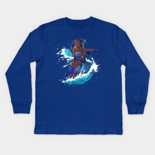 Nessa Wave Kids Long Sleeve T-Shirt